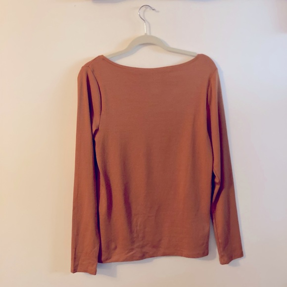 NWTS Gap Modern T Autumn Long Sleeve Scoop neck Women’s Size L Tall - Picture 2 of 4